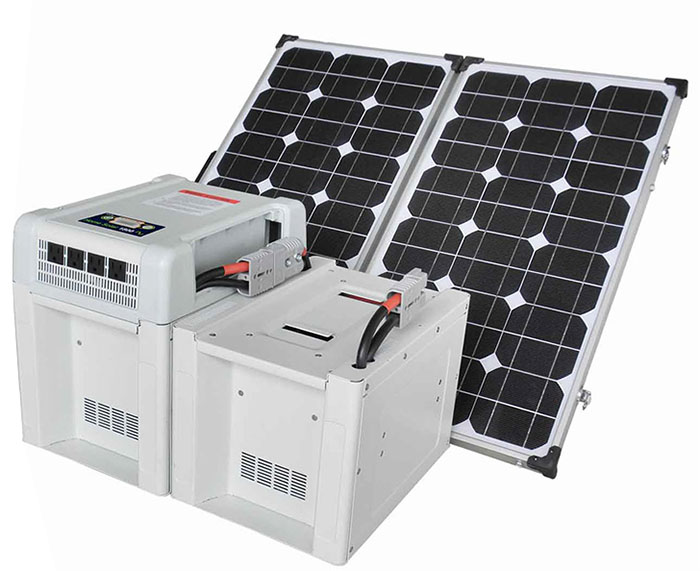 Portable Solar Generator With Second Battery Pack